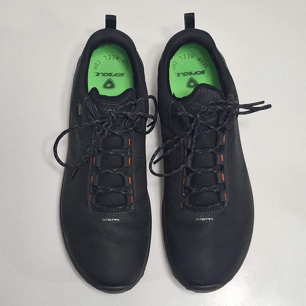 ECCO Biom Venture Hiking Shoes Mens 13 Black GoreTex Gorpcore Outdoor Activewear - Picture 7 of 9
